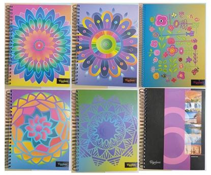 Foto de Cuaderno espiralado A4 tapa dura 120 hojas rayadas Triunfante