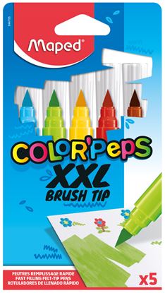 Foto de Marcadores al agua Maped Pep Brush x5