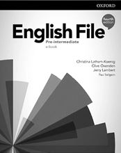 Foto de English File Pre-Intermediate 4th Edition Student's Book blanco y negro anillado