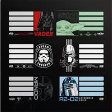 Foto de Etiquetas escolares plancha x12 Mooving Star Wars