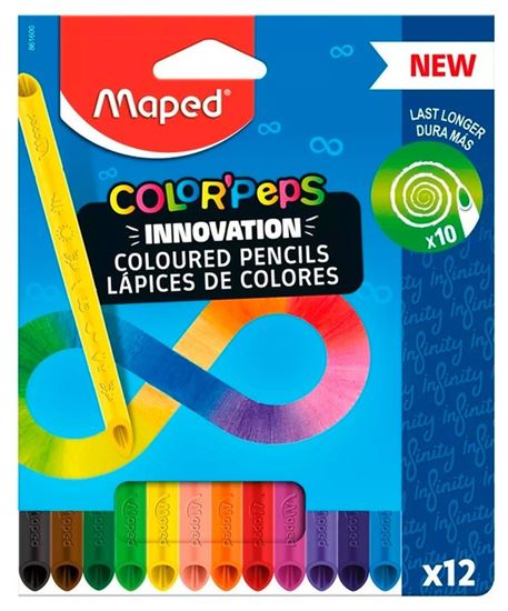 Foto de Lápices color Maped infinito x12