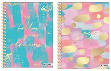 Foto de Cuaderno espiralado A4 tapa dura 120 hojas rayadas Mooving Brush