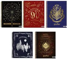 Foto de Cuaderno espiralado A4 tapa dura 120 hojas rayadas Mooving Harry Potter