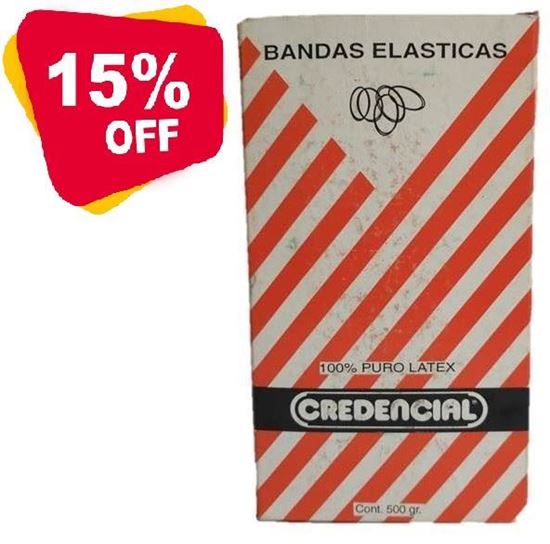 Foto de Bandas elásticas Credencial anchas/cortas 500g