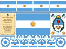 Foto de Cartulina entretenida Emblemas Argentinos