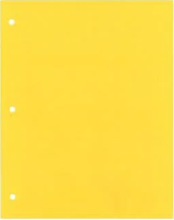 Foto de Separador Nº 3 color amarillo liso por unidad