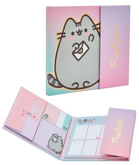 Foto de Set Mooving organizador semanal con notas adhesivas y block Pusheen