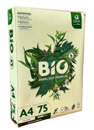 Foto de Resma A4 75gr Bio Eco premium