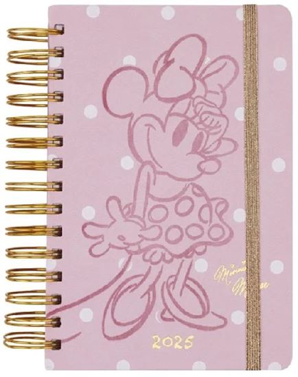 Foto de Agenda Mooving 14x20 diaria con espiral Minnie