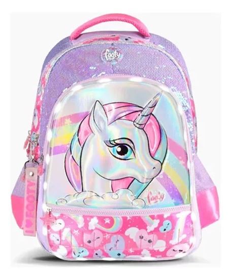 Foto de Mochila Footy 18" Unicorn c/luz 103