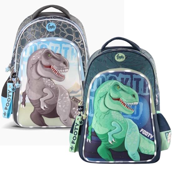 Foto de Mochila Footy 18" Dino c/luz 2203