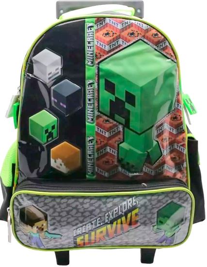 Foto de Mochila carro Cresko 16" Minecraft