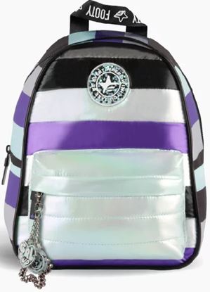 Foto de Mochila Footy 11" rayada metal 4052