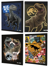 Foto de Cuaderno 16x21 tapa blanda 48 hojas rayadas Mooving Jurassic World