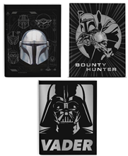 Foto de Cuaderno 16x21 tapa blanda 48 hojas rayadas Mooving Star Wars