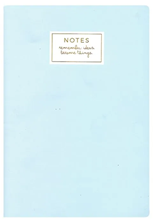 Foto de Cuaderno 17x25 40 hojas rayadas Talbot celeste pastel