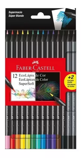 Foto de Lapices de colores Faber largos soft