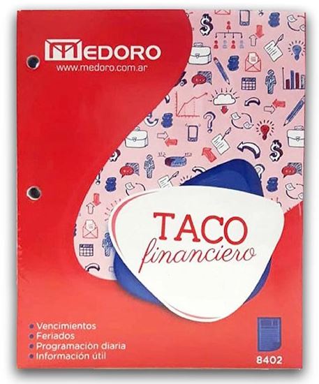 Foto de Taco calendario financiero Medoro