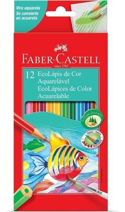 Foto de Lápices color Faber acuarelables x12